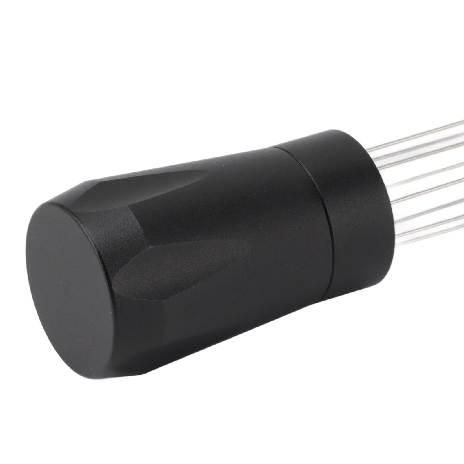 Coffee Distribution Tool Non Stick Black Aluminum Alloy Stainless Steel Coffee Stirring Tamper for Coffee Making