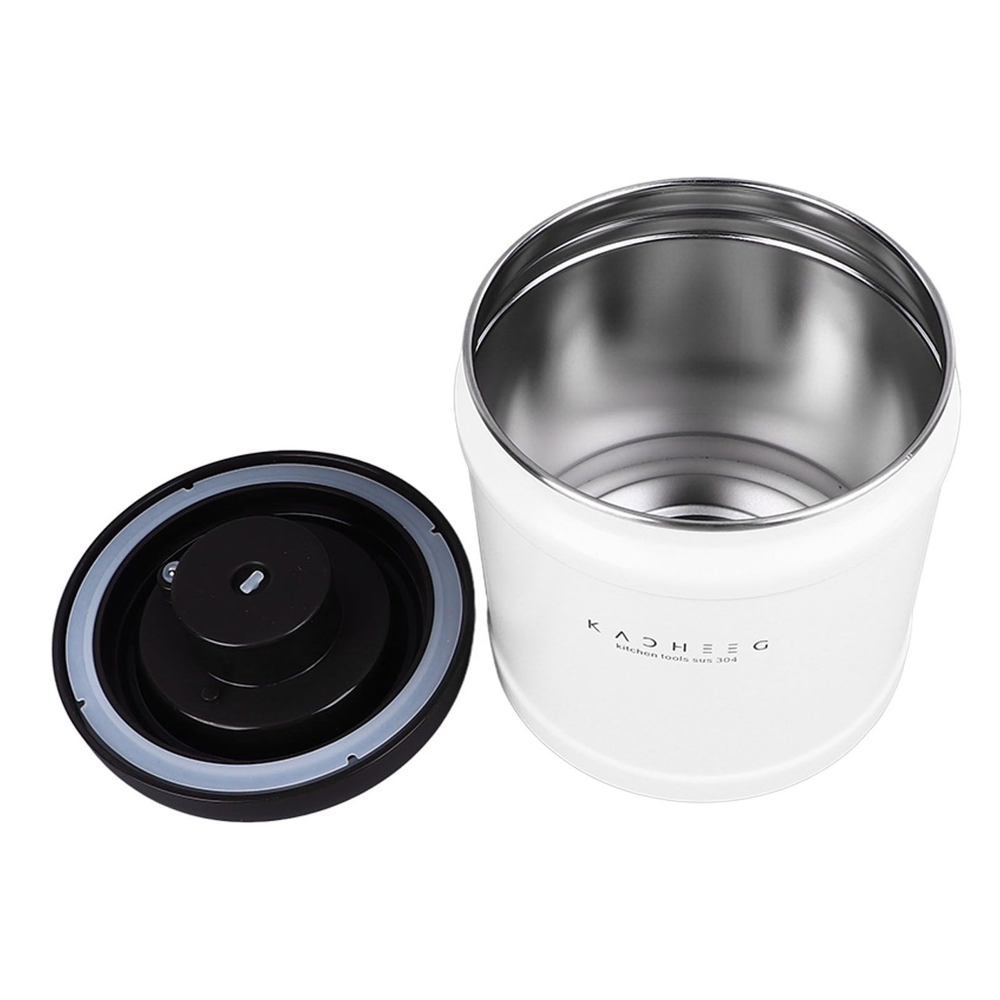 Tea Coffee Canister Stainless Steel Airtight Coffee Container for Grounds Coffee Beans Flour Cereal Sugar 1600ml Capacity