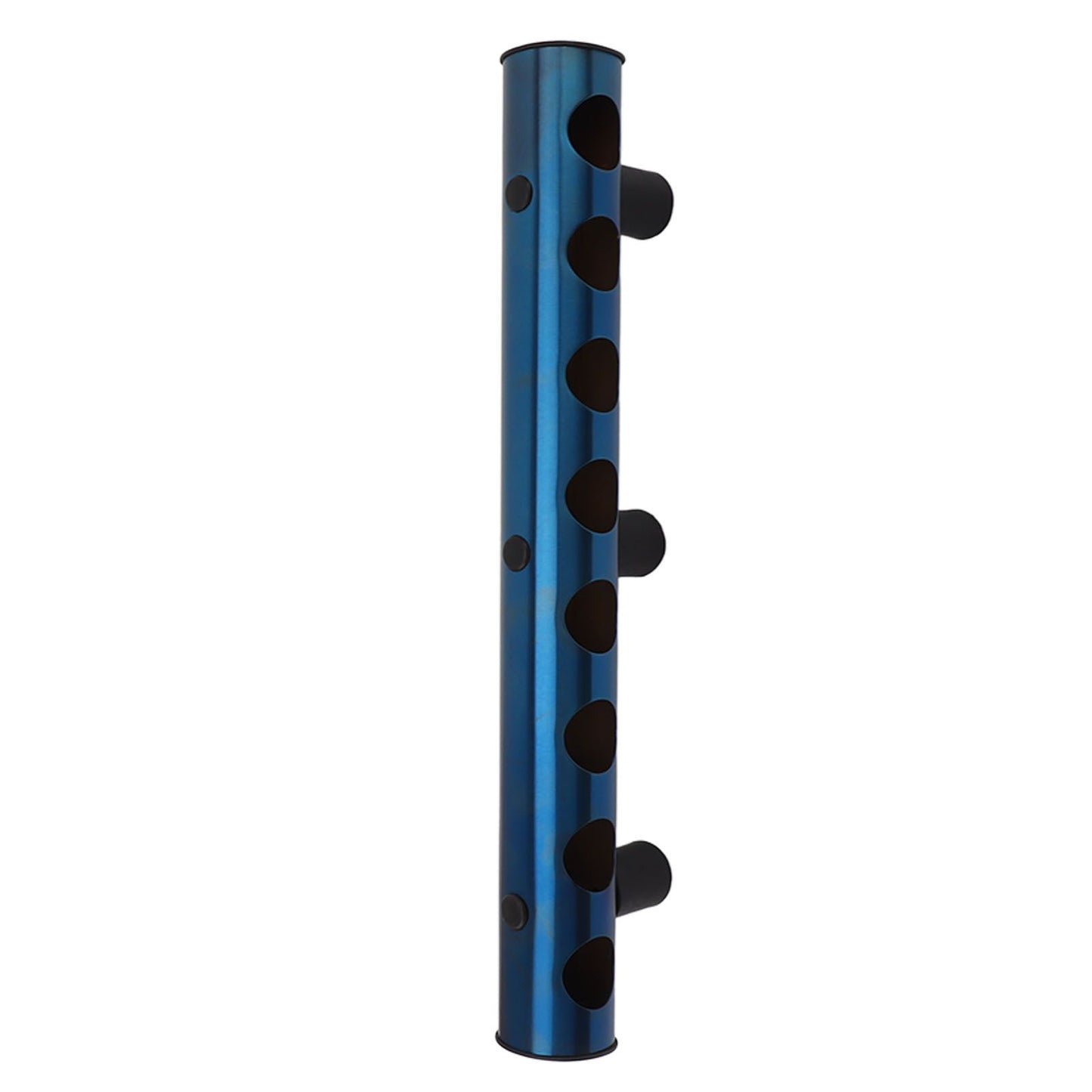 8 Holes Stainless Steel Wall Mounted Wine Rack Wall Bar Wine Bottle Rack Red Wine Storage Rack Blue