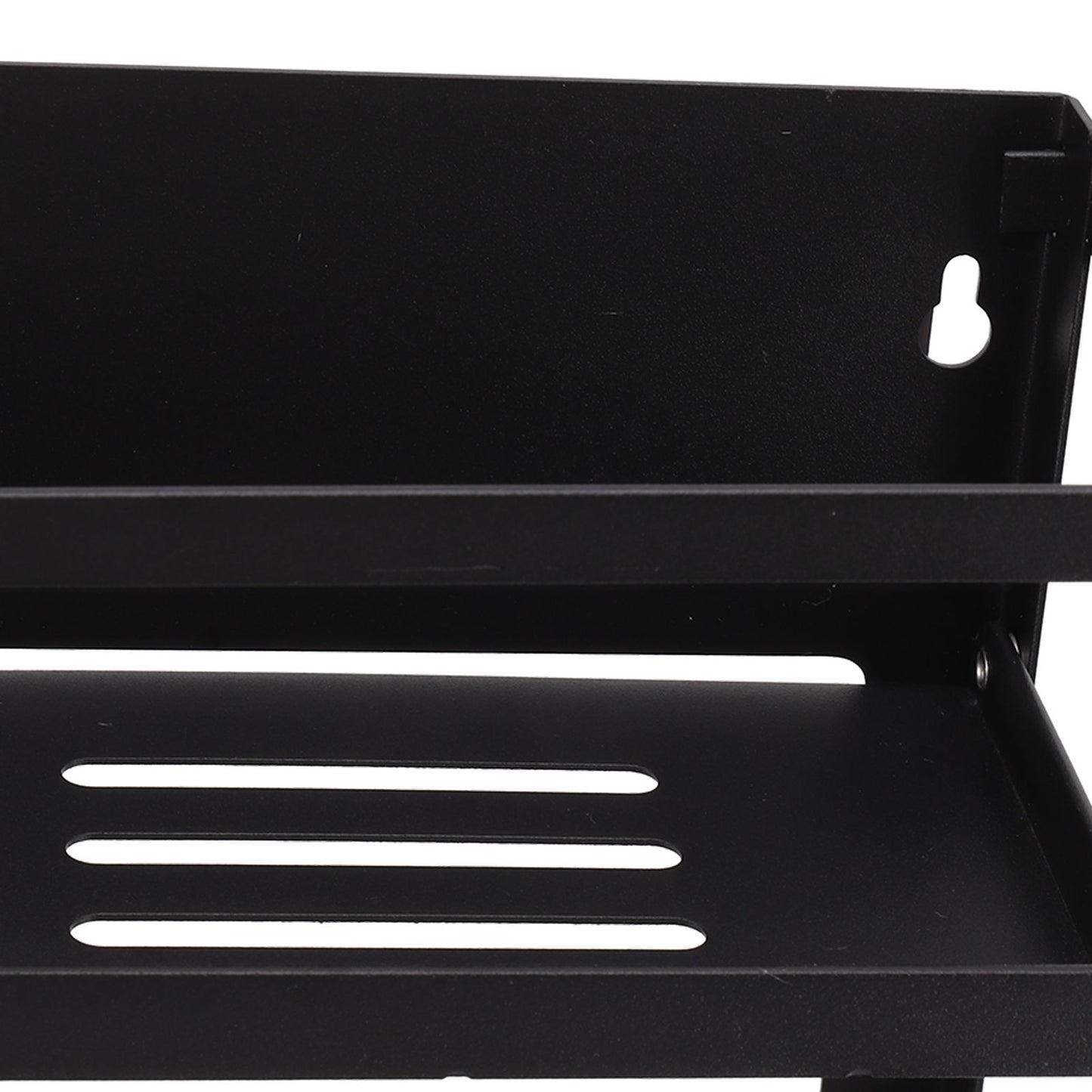 Magnetic Fridge Spice Rack Foldable Multifunctional Adjustable Durable Refrigerator Side Shelf for Kitchen 11.8in Double Tier
