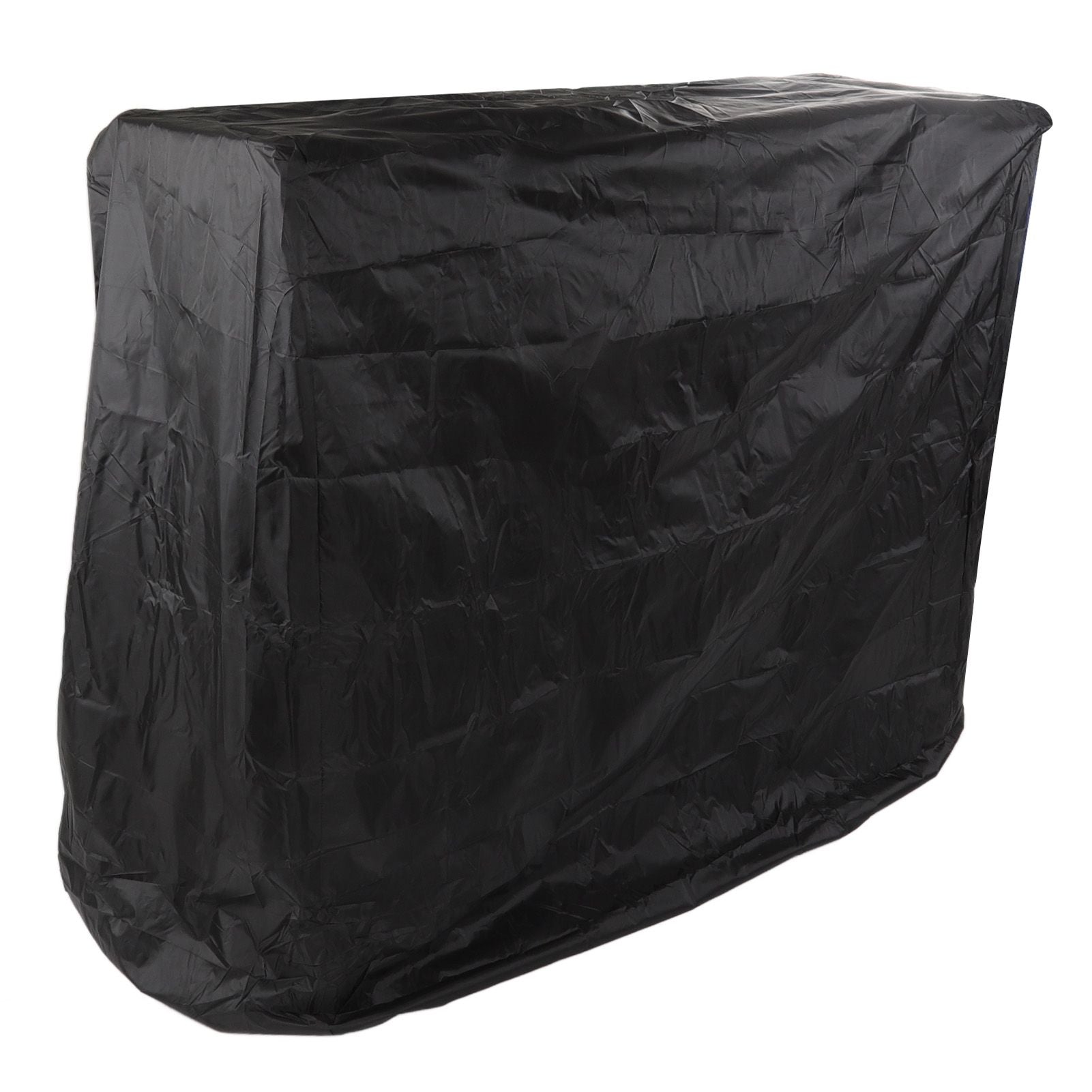 Ping Pong Table Dust Cover 190 Silver Coating Waterproof Table Tennis Cover for Outdoor Courtyard Drawstring Style 155x75x144cm / 61.0x29.5x56.7in Black