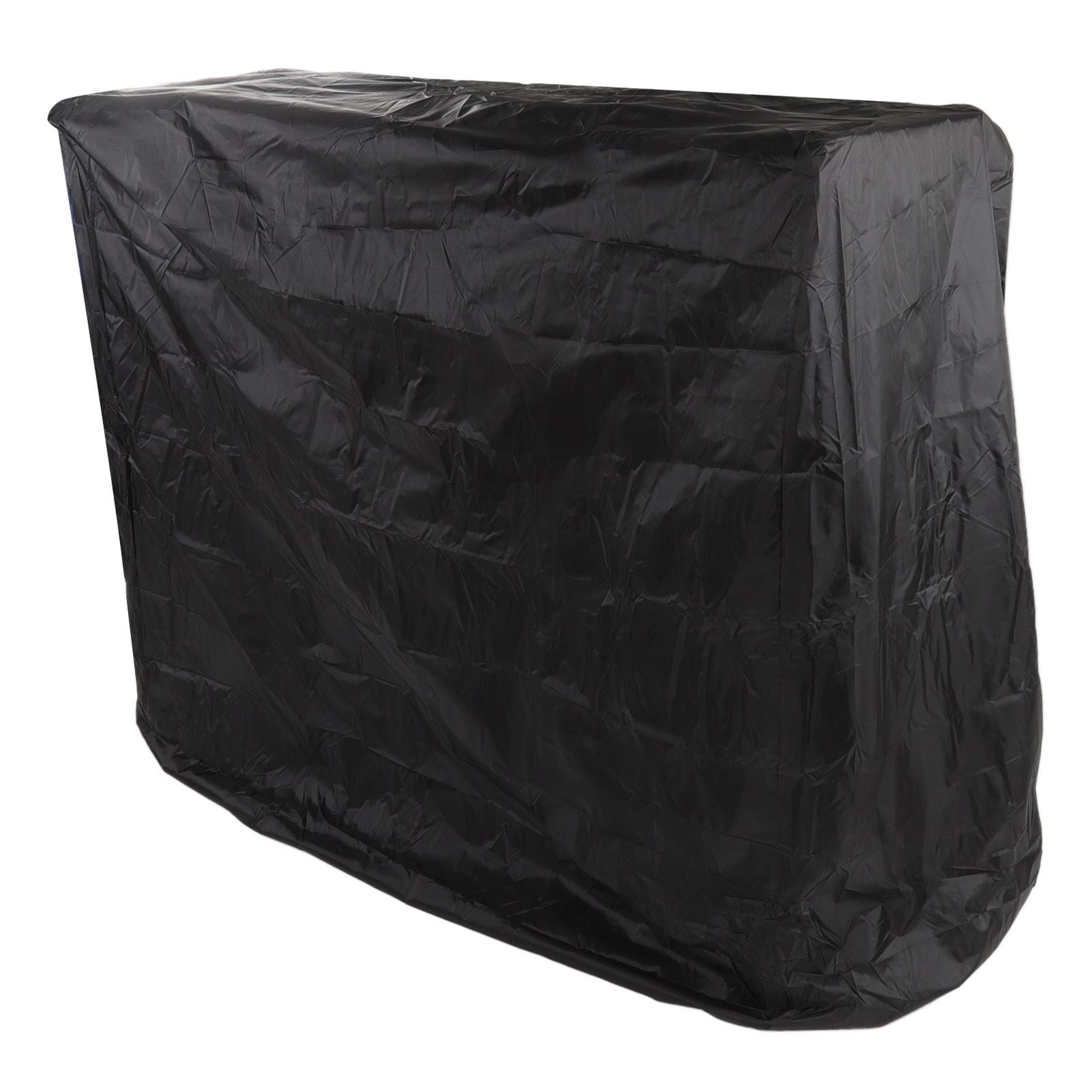 Ping Pong Table Dust Cover 190 Silver Coating Waterproof Table Tennis Cover for Outdoor Courtyard Drawstring Style 155x75x144cm / 61.0x29.5x56.7in Black
