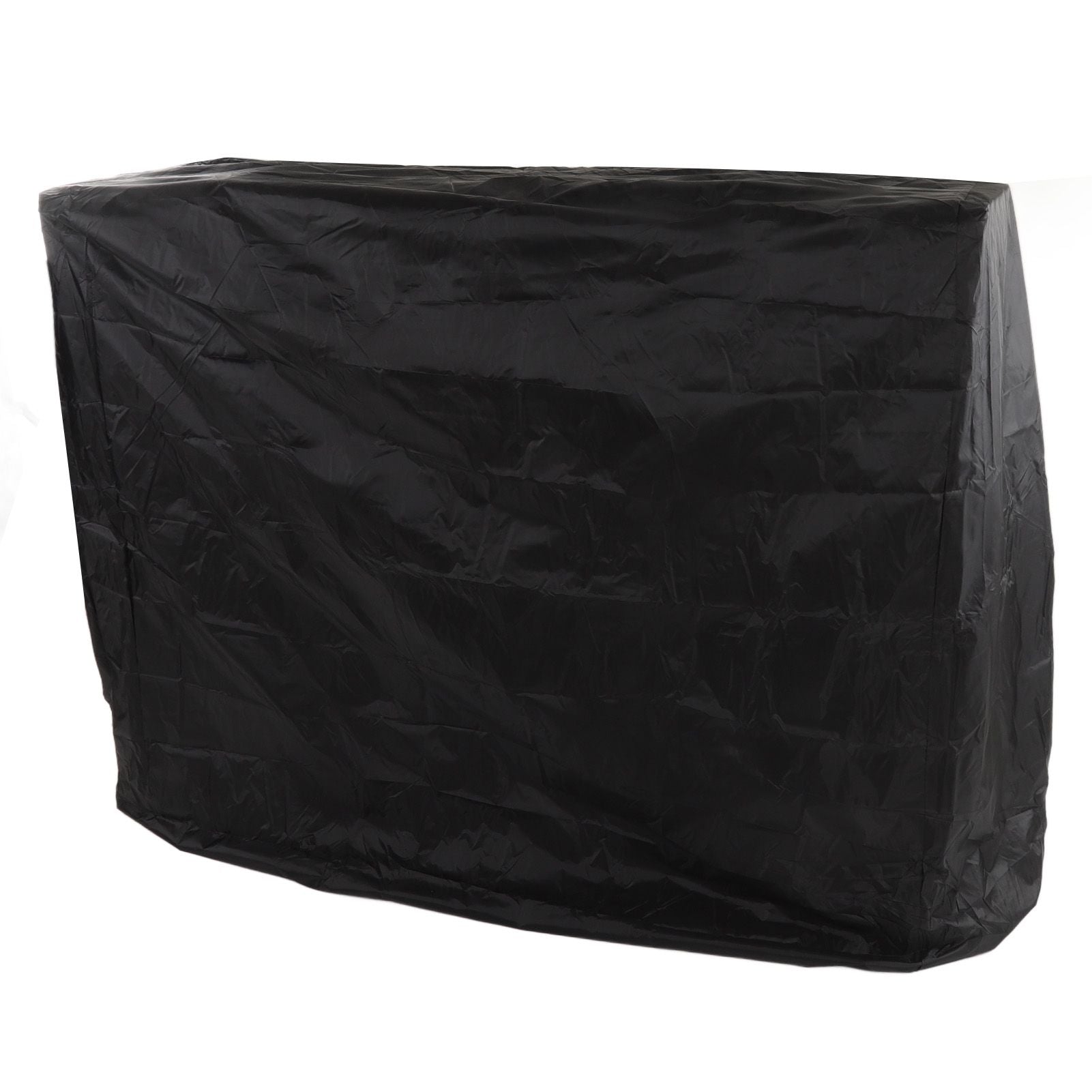 Ping Pong Table Dust Cover 190 Silver Coating Waterproof Table Tennis Cover for Outdoor Courtyard Drawstring Style 155x75x144cm / 61.0x29.5x56.7in Black