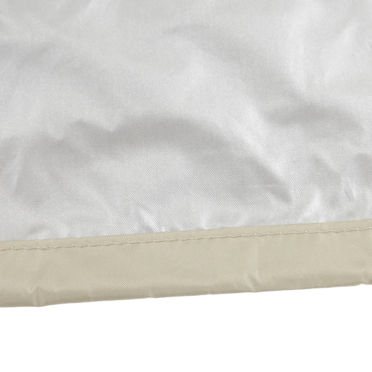 Ping Pong Table Dust Cover 190 Silver Coating Waterproof Table Tennis Cover for Outdoor Courtyard Drawstring Style 155x75x144cm / 61.0x29.5x56.7in Beige