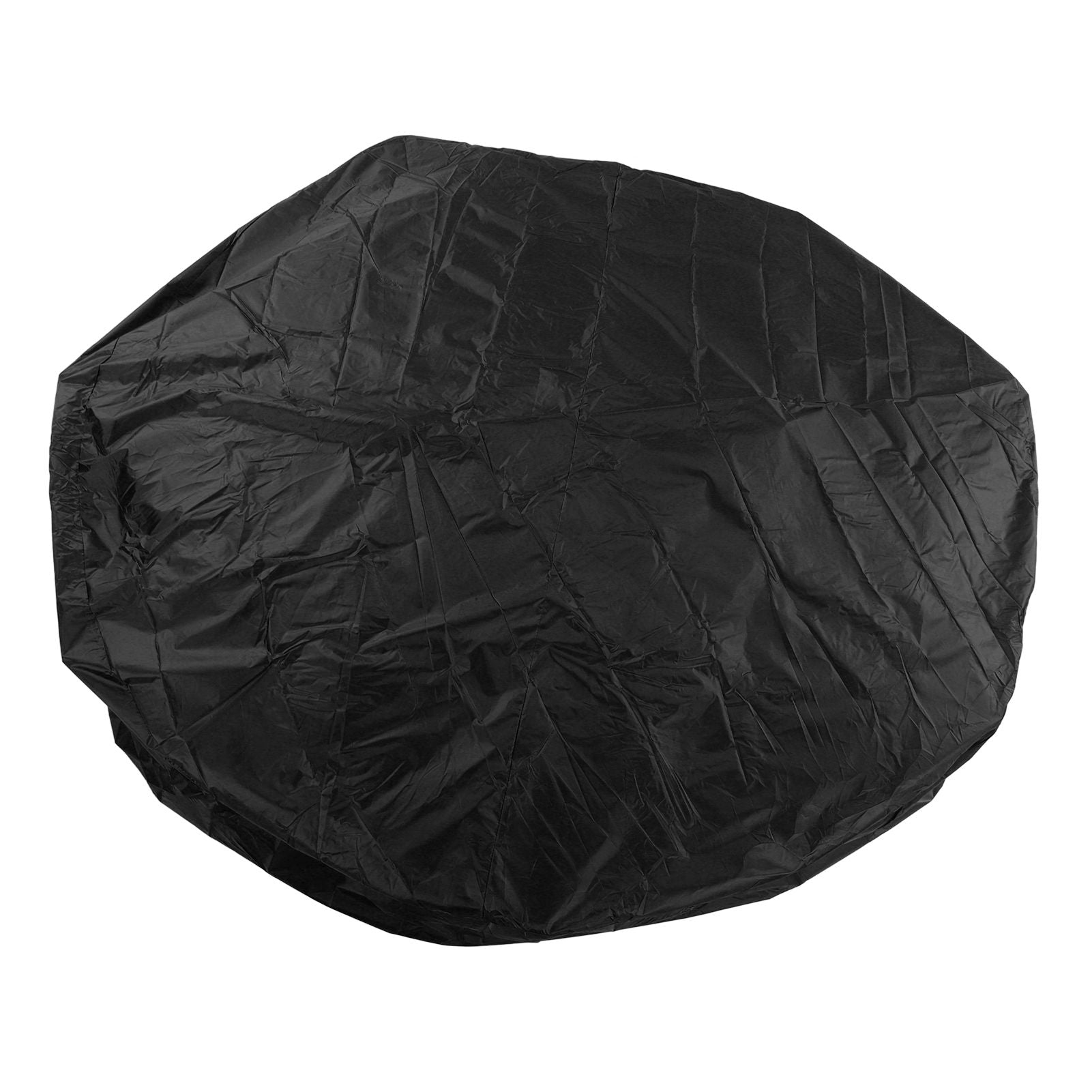 Outdoor Furniture Dust Covers Round Bathtub Cover 190 Silver Polyester Taffeta Hot Tub Waterproof Cover 190x30cm Black