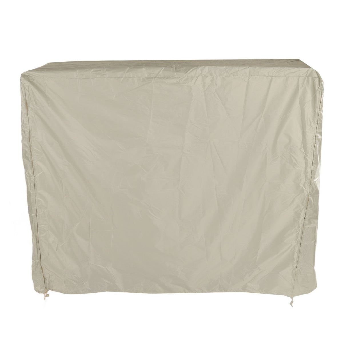 Table Tennis Table Dust Cover 190 Silver Coated Polyester Taffeta Courtyard Patio Waterproof Table Tile Cover with Zipper Beige 155x75x144cm
