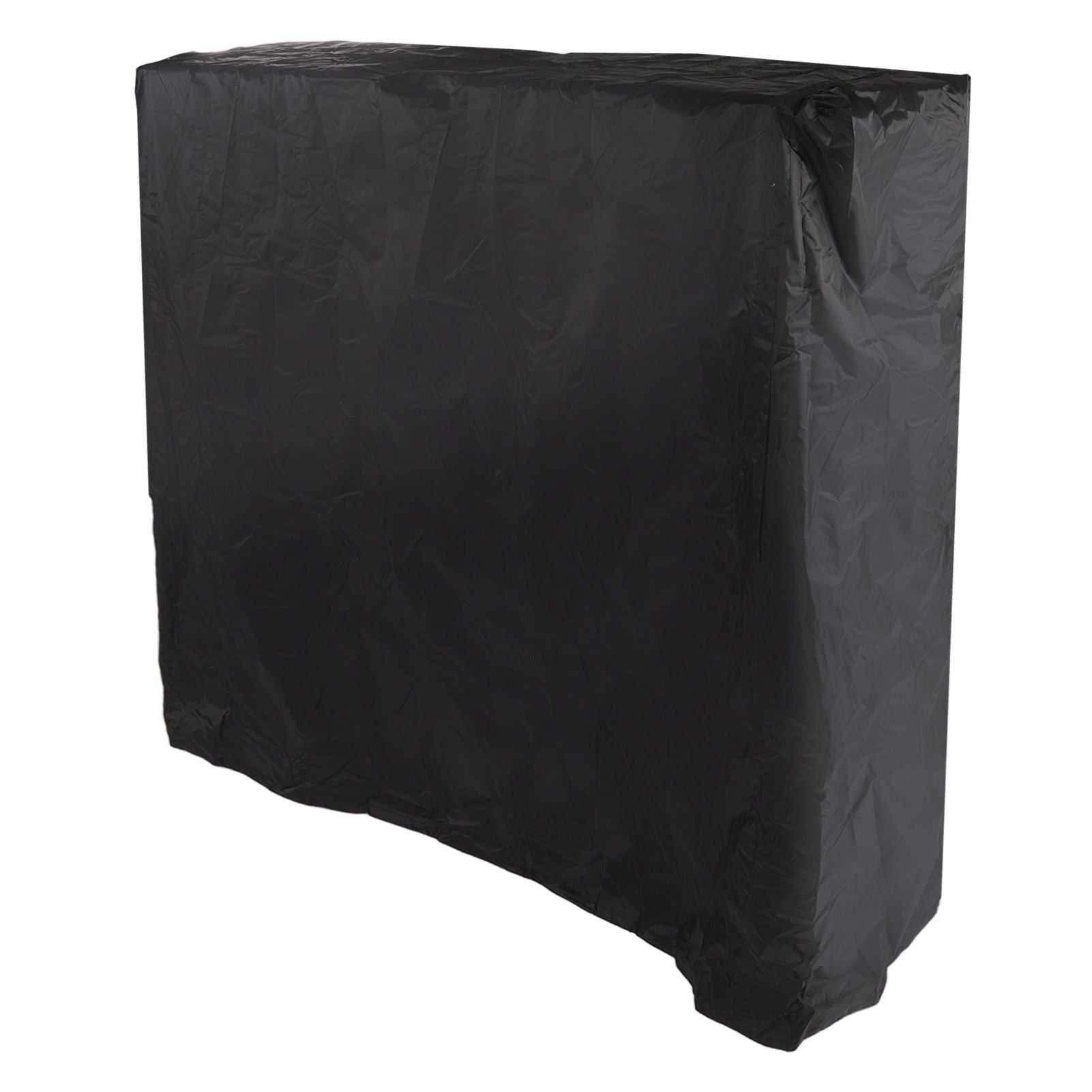 Ping Pong Table Cover Black Zippered 210 Silver Coated Waterproof Dustproof Tennis Table Cover for Patio 155x75x150cm