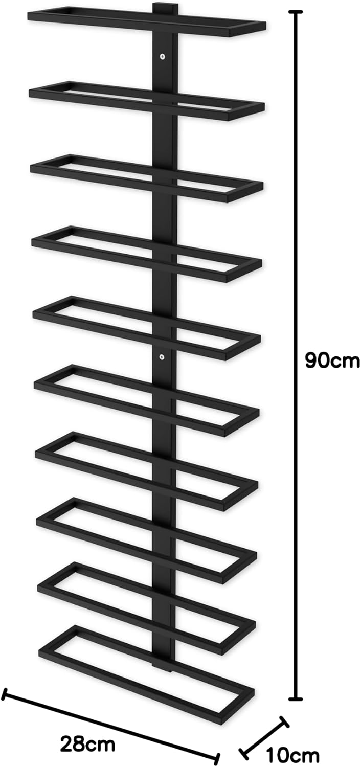 Set 2 Pcs Metal Wall Mount Wine Rack for Wine Bottles, Champagne