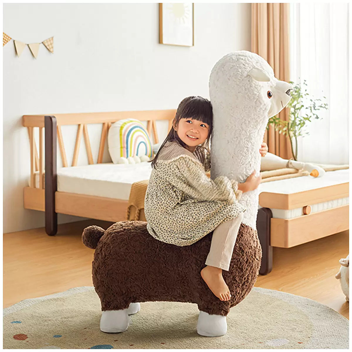 Llama inspired sofa