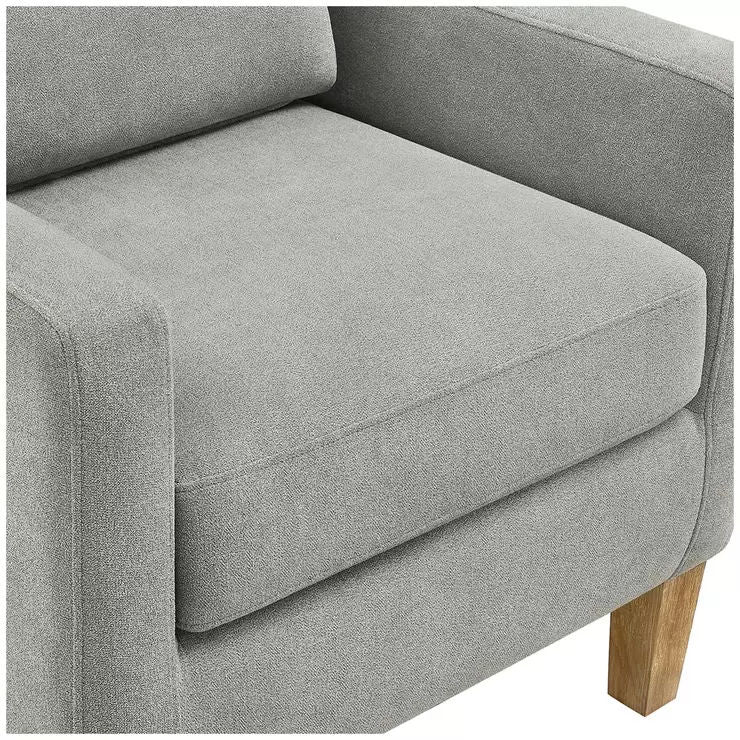 Fabric accent chair