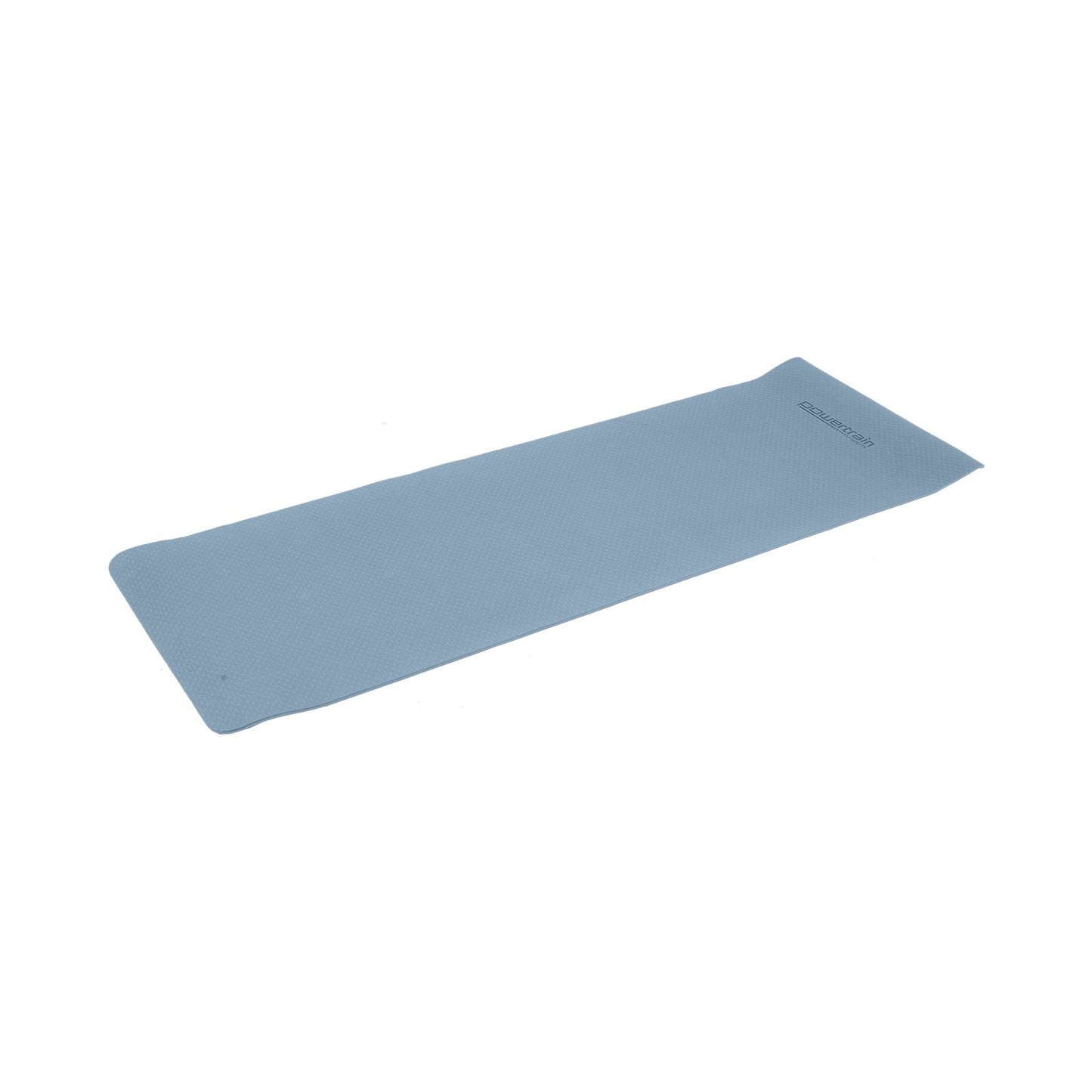 Powertrain Dual Layer 6mm Yoga Mat | Sky Blue | Non-slip Surface And Carry Strap For Ultimate Comfort And Portability
