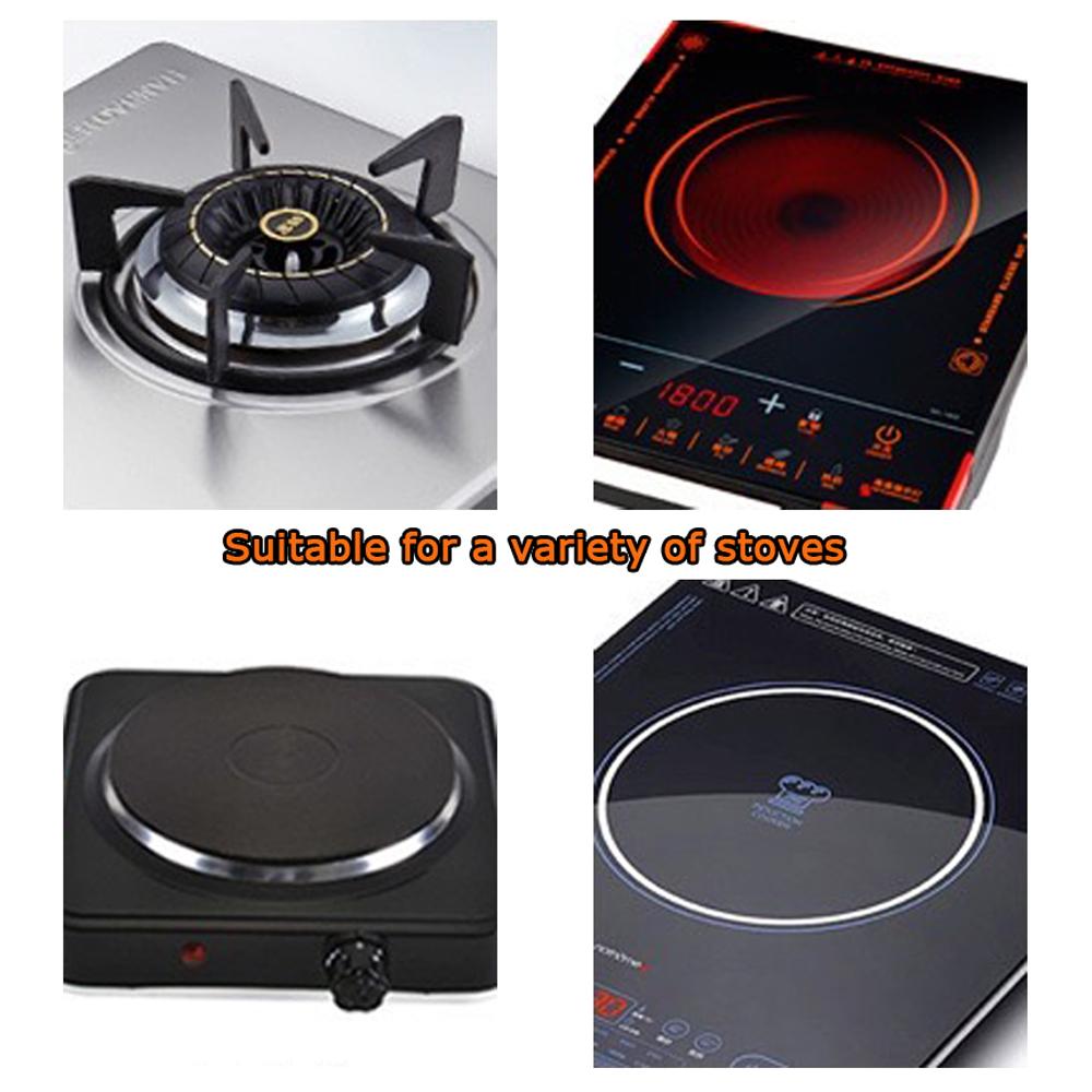 304 Stainless Steel Frying Pan Non-Stick Cooking Frypan Double