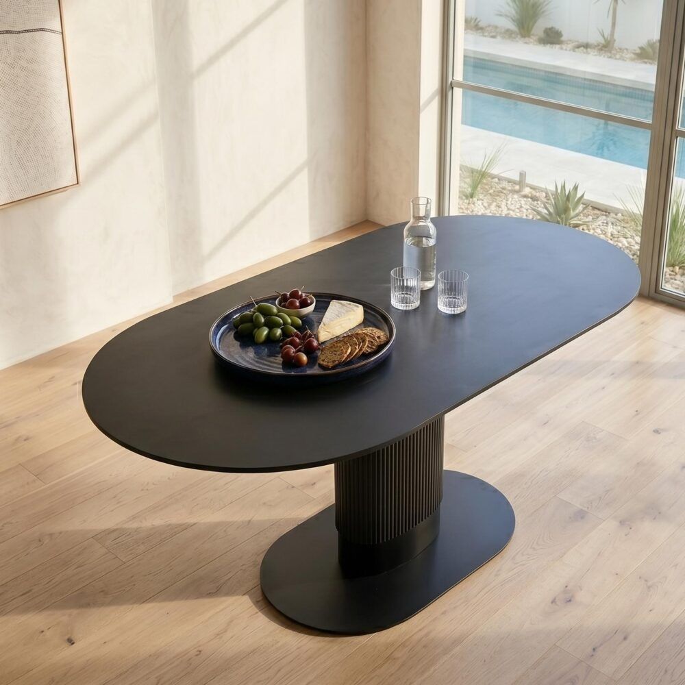 Clara Eclipse Oval Dining Table