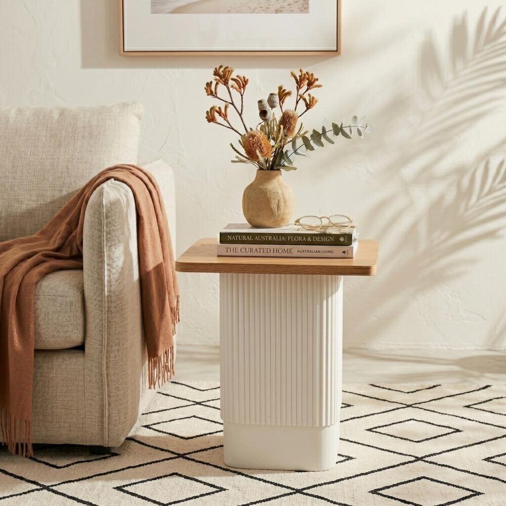 Clara Dusk Natural Side Table