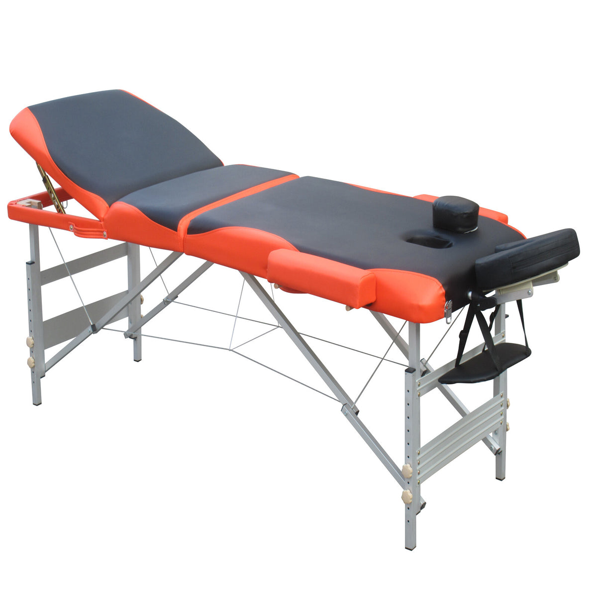 YES4HOMES 3 Fold Portable Aluminium Massage Table Massage