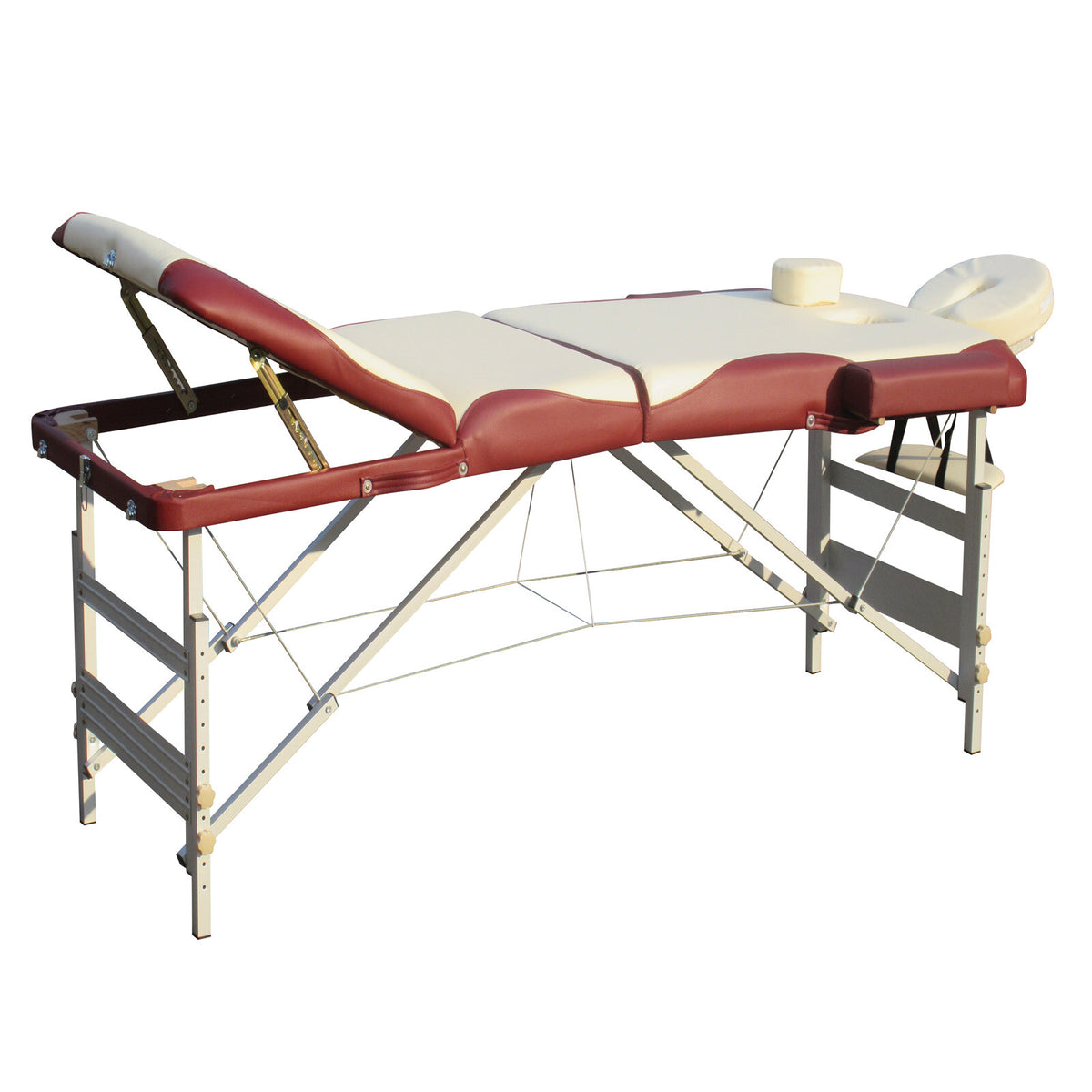 YES4HOMES 3 Fold Portable Aluminium Massage Table Massage