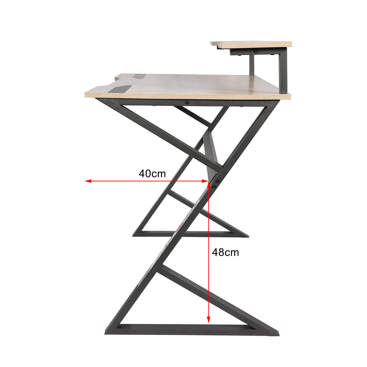 YES4HOMES Computer Desk, Sturdy Home Office Gaming Desk