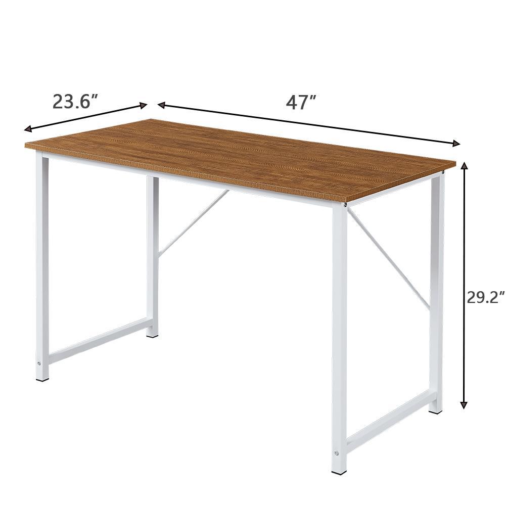 YES4HOMES Computer Desk, Sturdy Home Office Laptop Desk