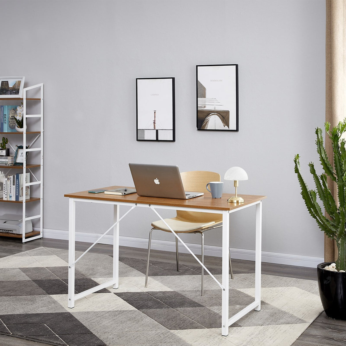 YES4HOMES Computer Desk, Sturdy Home Office Gaming Desk