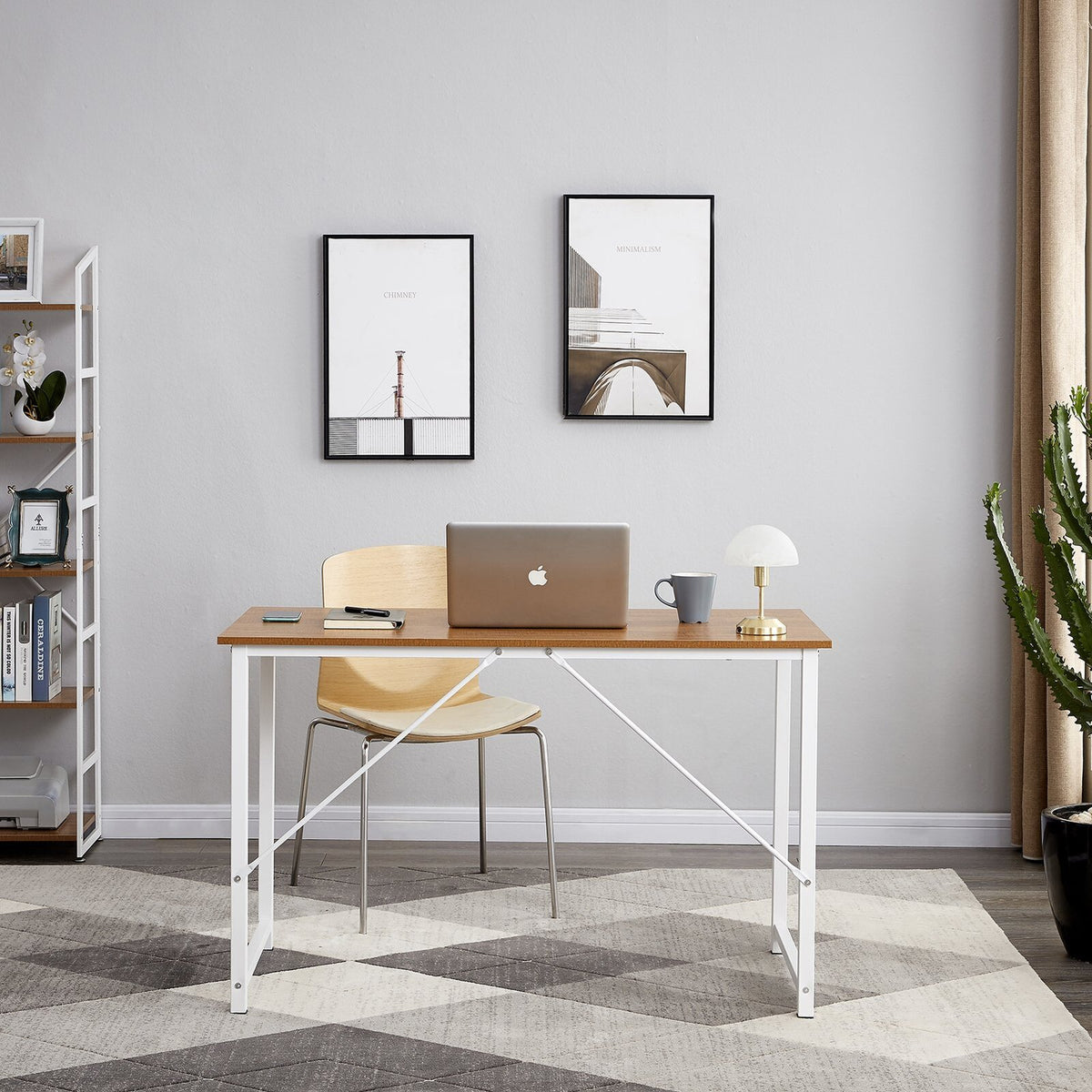 YES4HOMES Computer Desk, Sturdy Home Office Gaming Desk