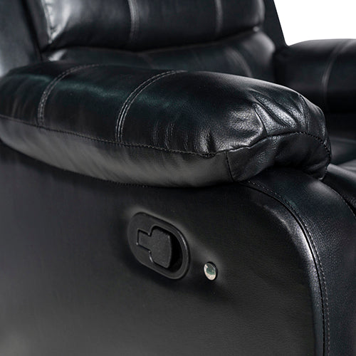 3-2 Seater Seater Finest Black Leatherette Recliner Feature