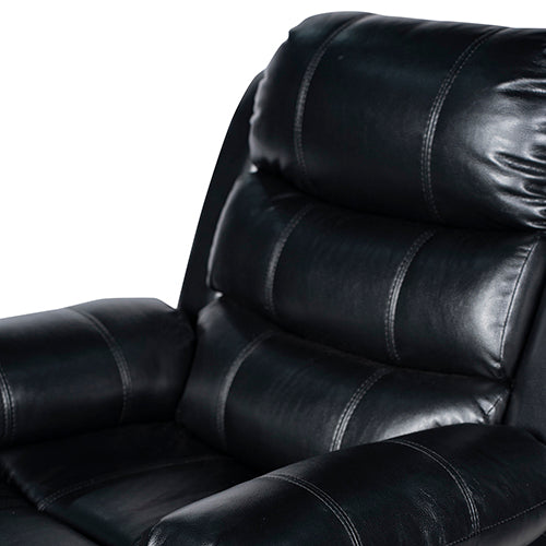 3-2 Seater Seater Finest Black Leatherette Recliner Feature