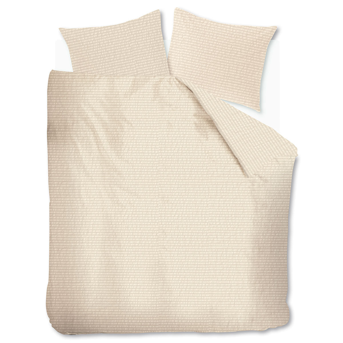 Bedding House Summer Sand Seersucker Cotton Quilt Cover Set King