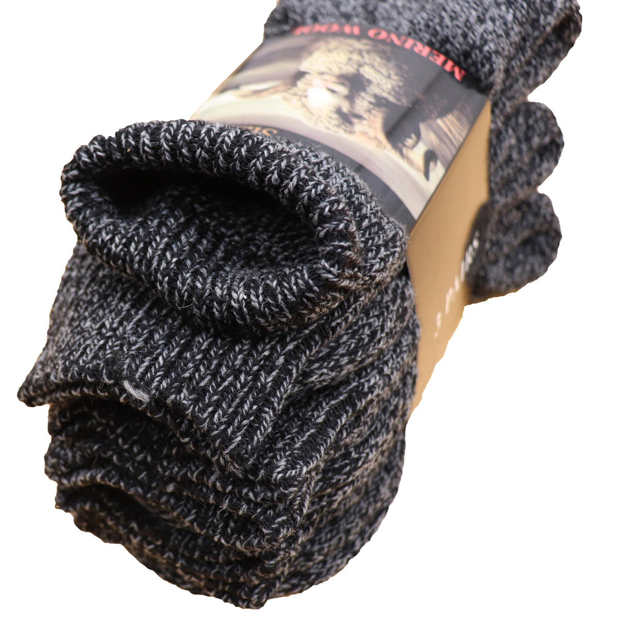 3 Pairs Merino Wool Thick Double Cushion Heavy Duty Socks