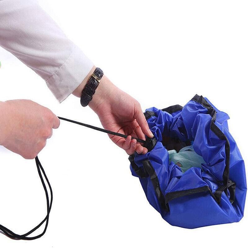 150Cm Kids Play Mat Bag Portable Toy Storage Organizer Lego Toys Drawstring Bag