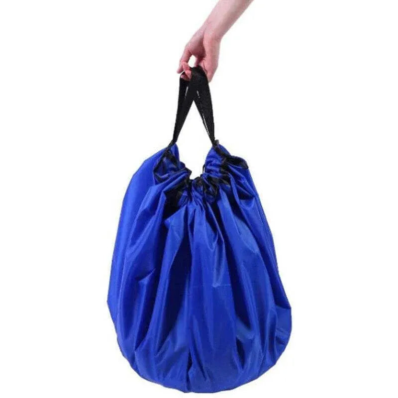 150Cm Kids Play Mat Bag Portable Toy Storage Organizer Lego Toys Drawstring Bag