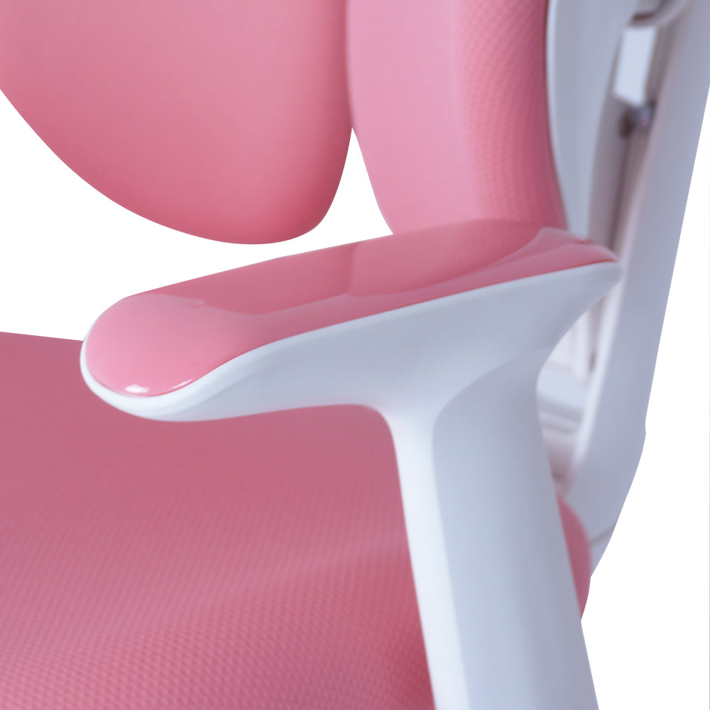 4x Ergonomic Children Kids Study Chairs Height Adjustable - Pink
