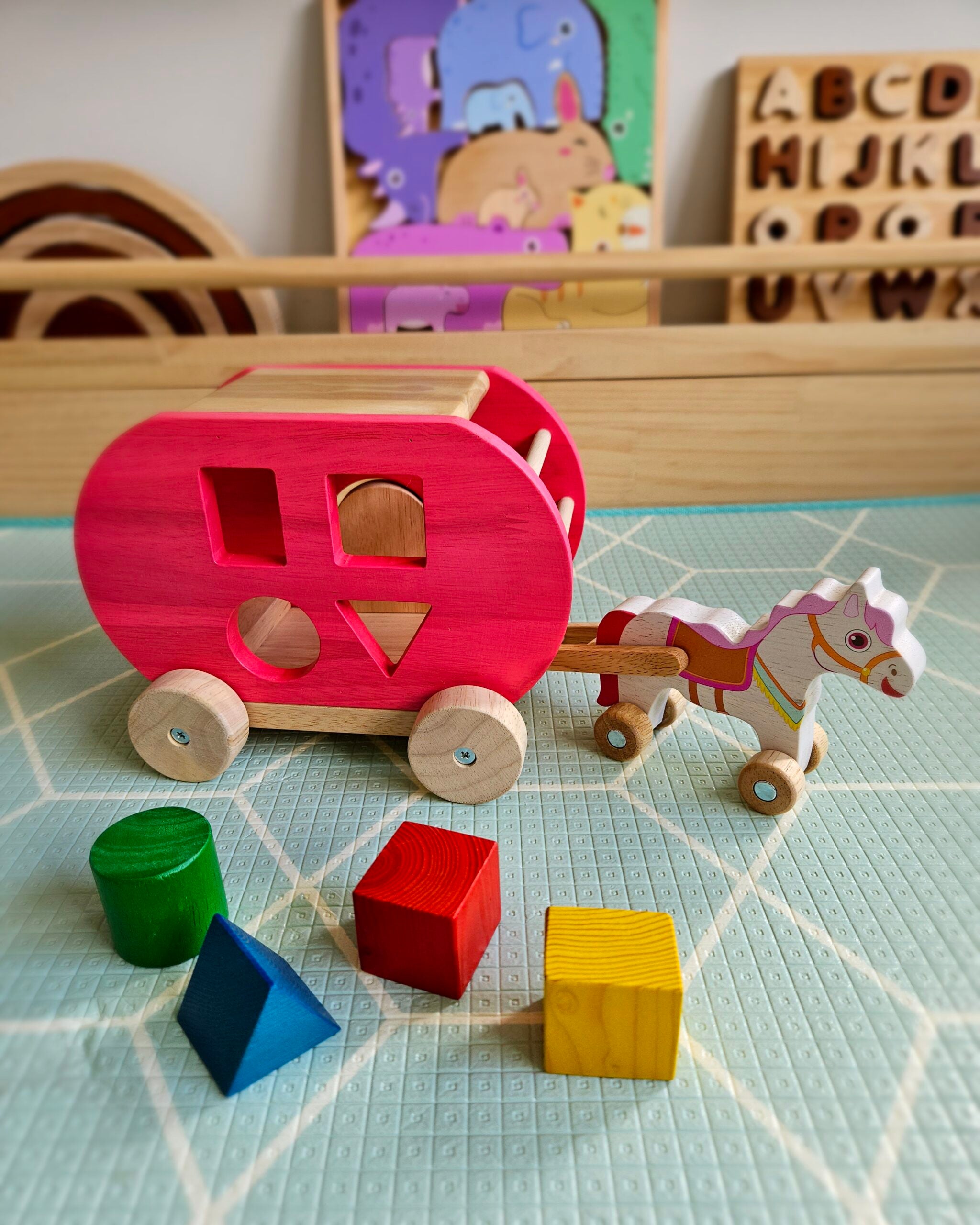 Sorting horse cart