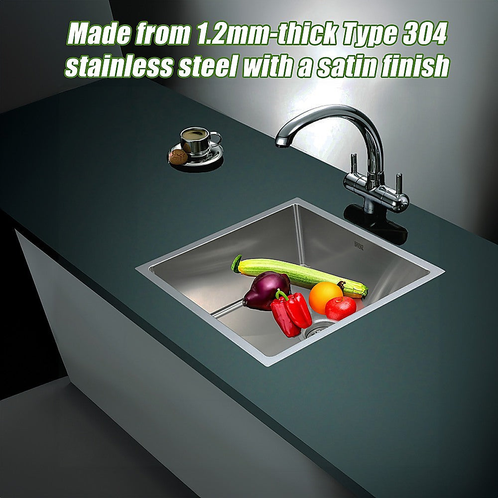 490x440mm Handmade Stainless Steel Undermount / Topmount