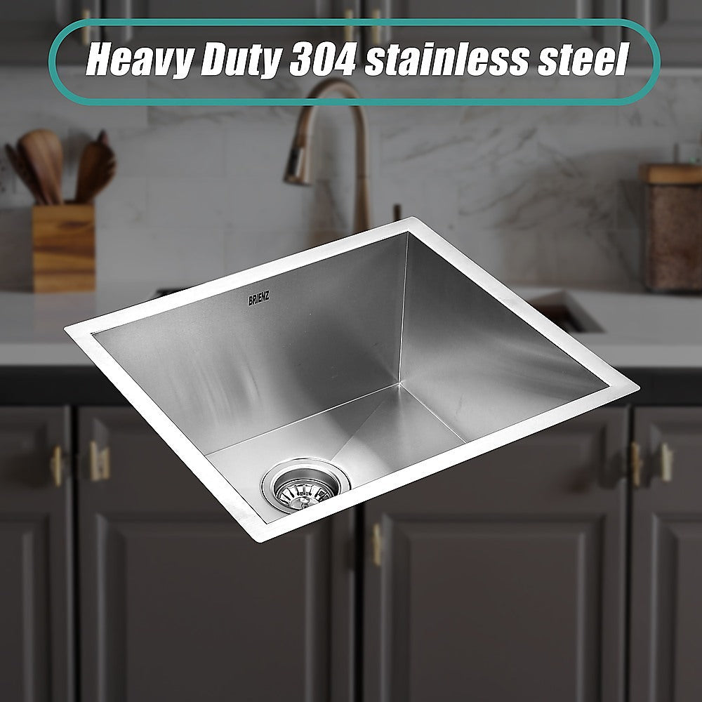 510x450mm Handmade Stainless Steel Undermount / Topmount