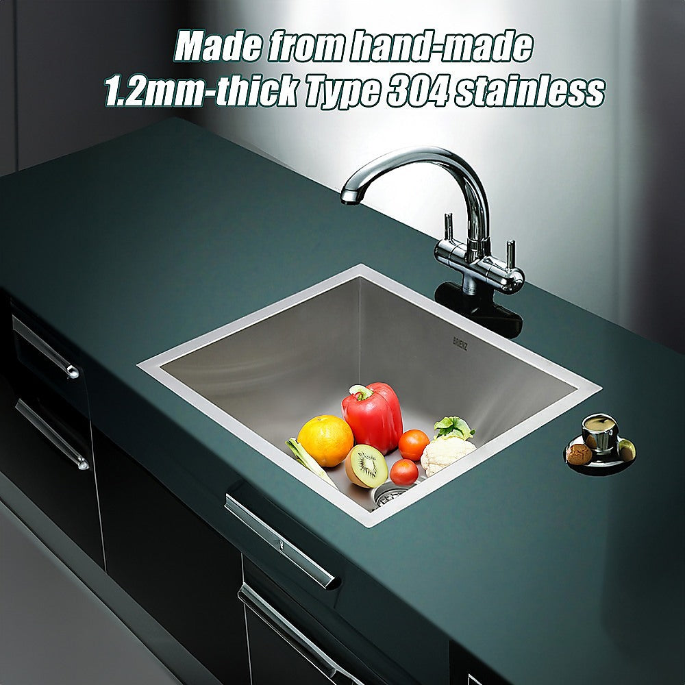 510x450mm Handmade Stainless Steel Undermount / Topmount