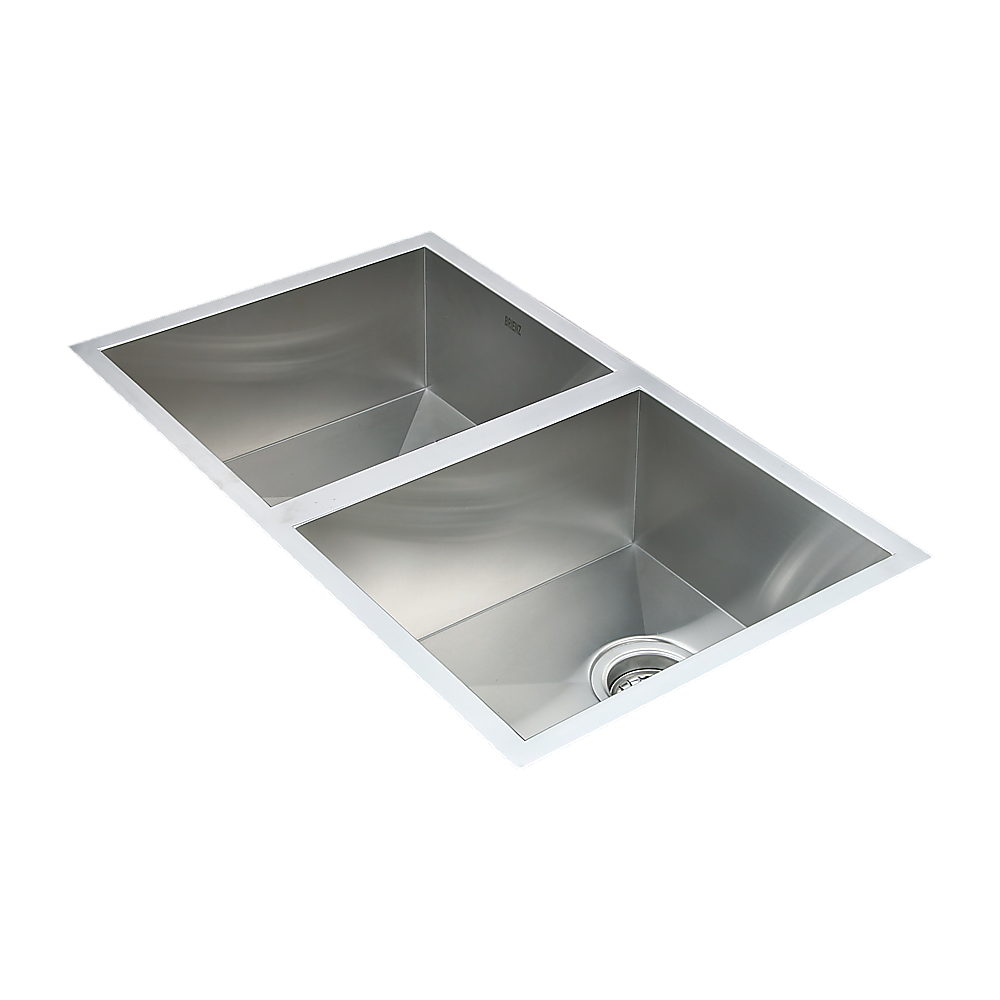 770x450mm Handmade Stainless Steel Undermount / Topmount