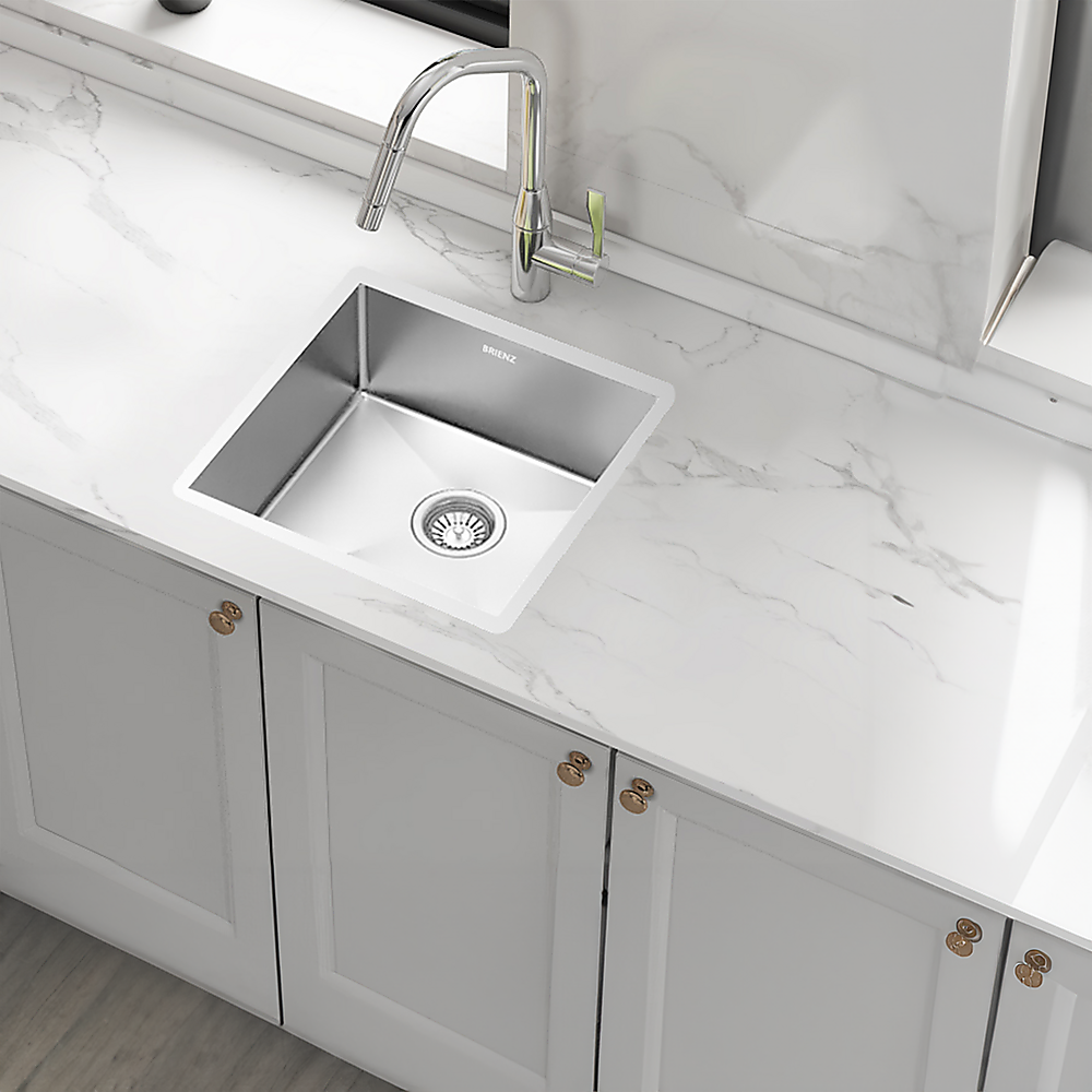 440x440mm Handmade Stainless Steel Undermount / Topmount