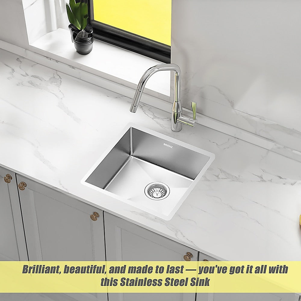 440x440mm Handmade Stainless Steel Undermount / Topmount