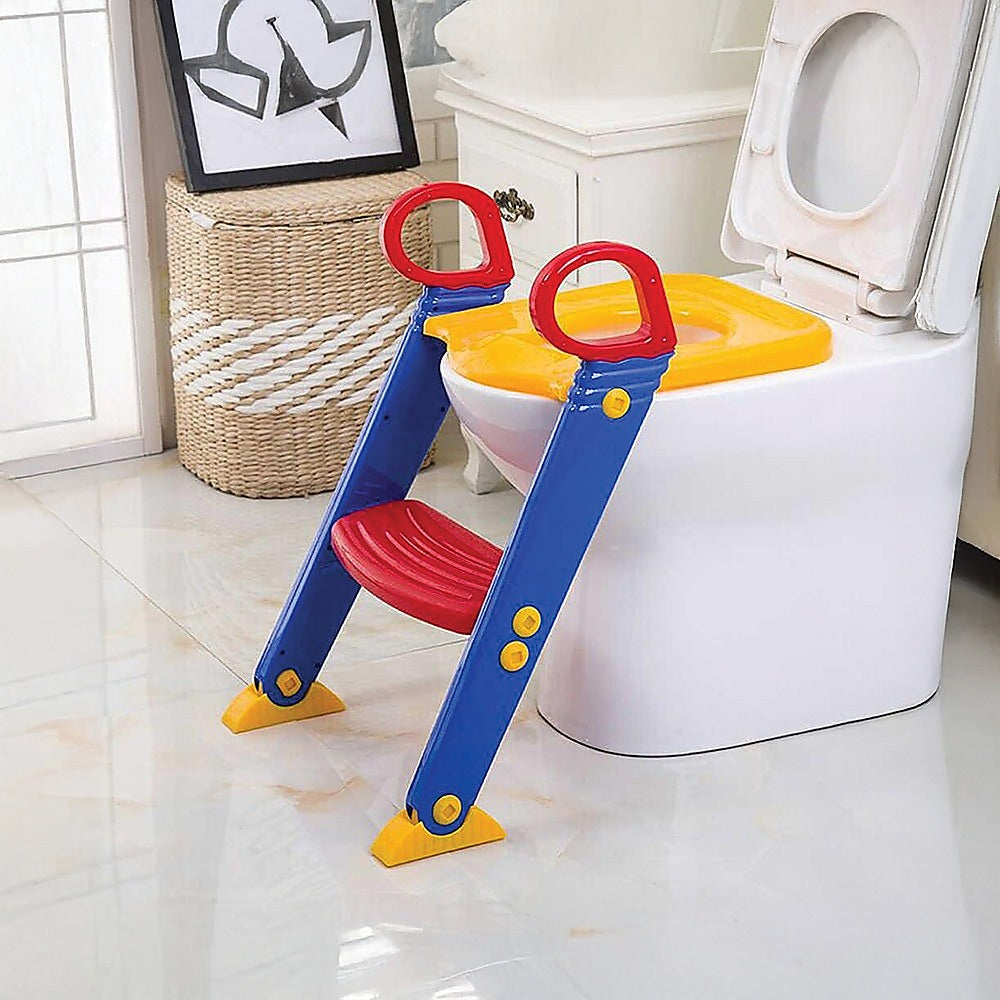 Kids Toilet Ladder Baby Toddler Training Toilet Step Potty Seat Non Slip Trainer