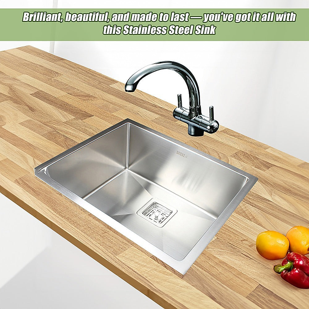 550x455mm Handmade 1.5mm Stainless Steel Undermount / Topmount