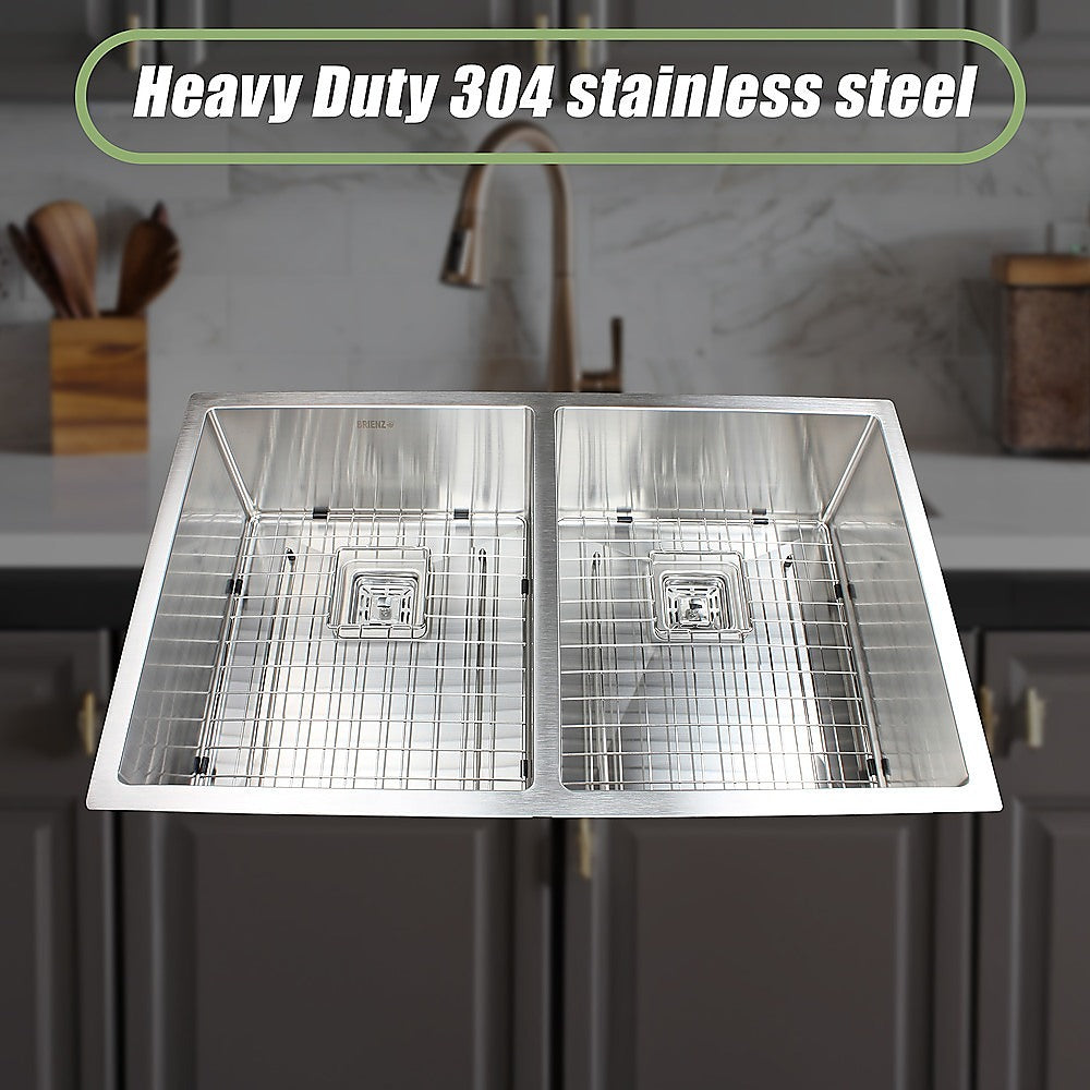 835x505mm Handmade 1.5mm Stainless Steel Undermount / Topmount