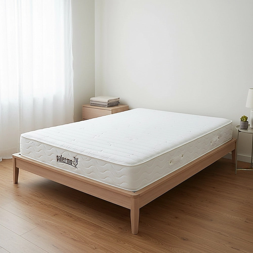 Contour Encased Coil Double Mattress – Hybrid Support with CertiPUR-US® Certified Foam Comfort Layers