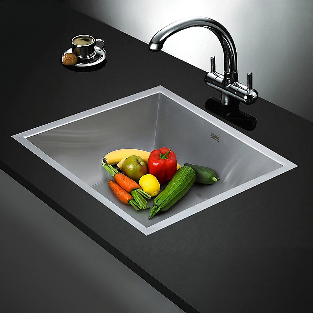 440x440mm Handmade Stainless Steel Undermount / Topmount