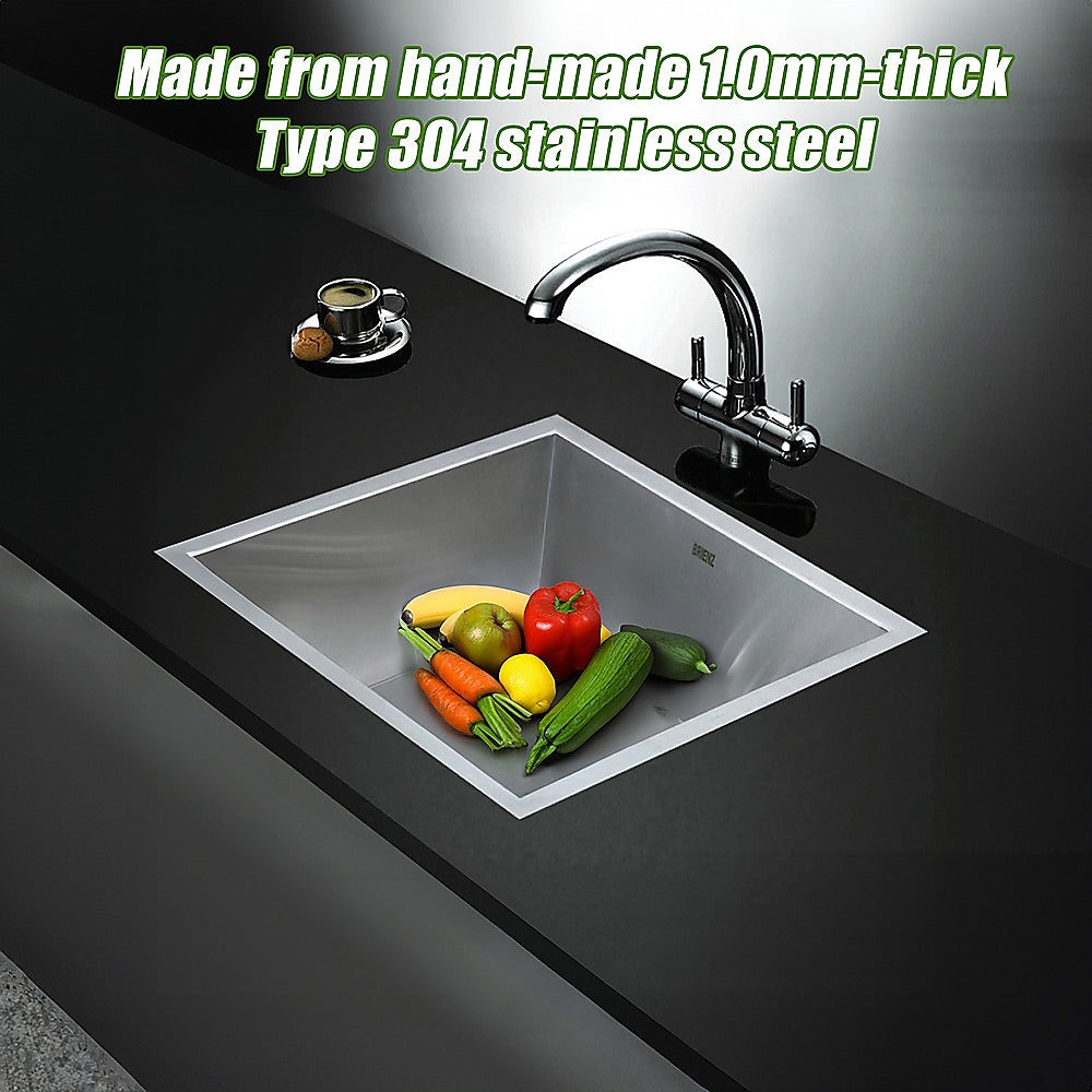 440x440mm Handmade Stainless Steel Undermount / Topmount