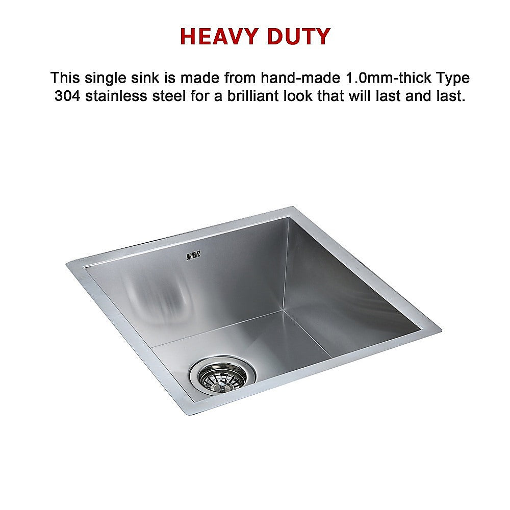440x440mm Handmade Stainless Steel Undermount / Topmount