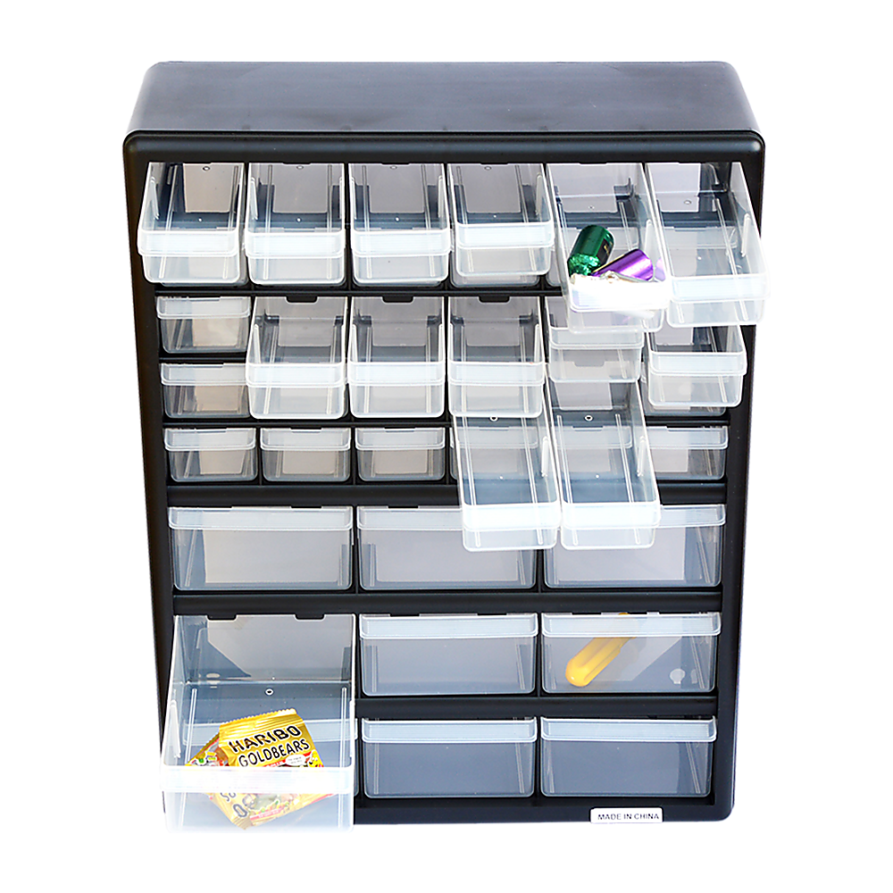Storage Cabinet Drawers 39 Plastic Tool Box Containers Organiser