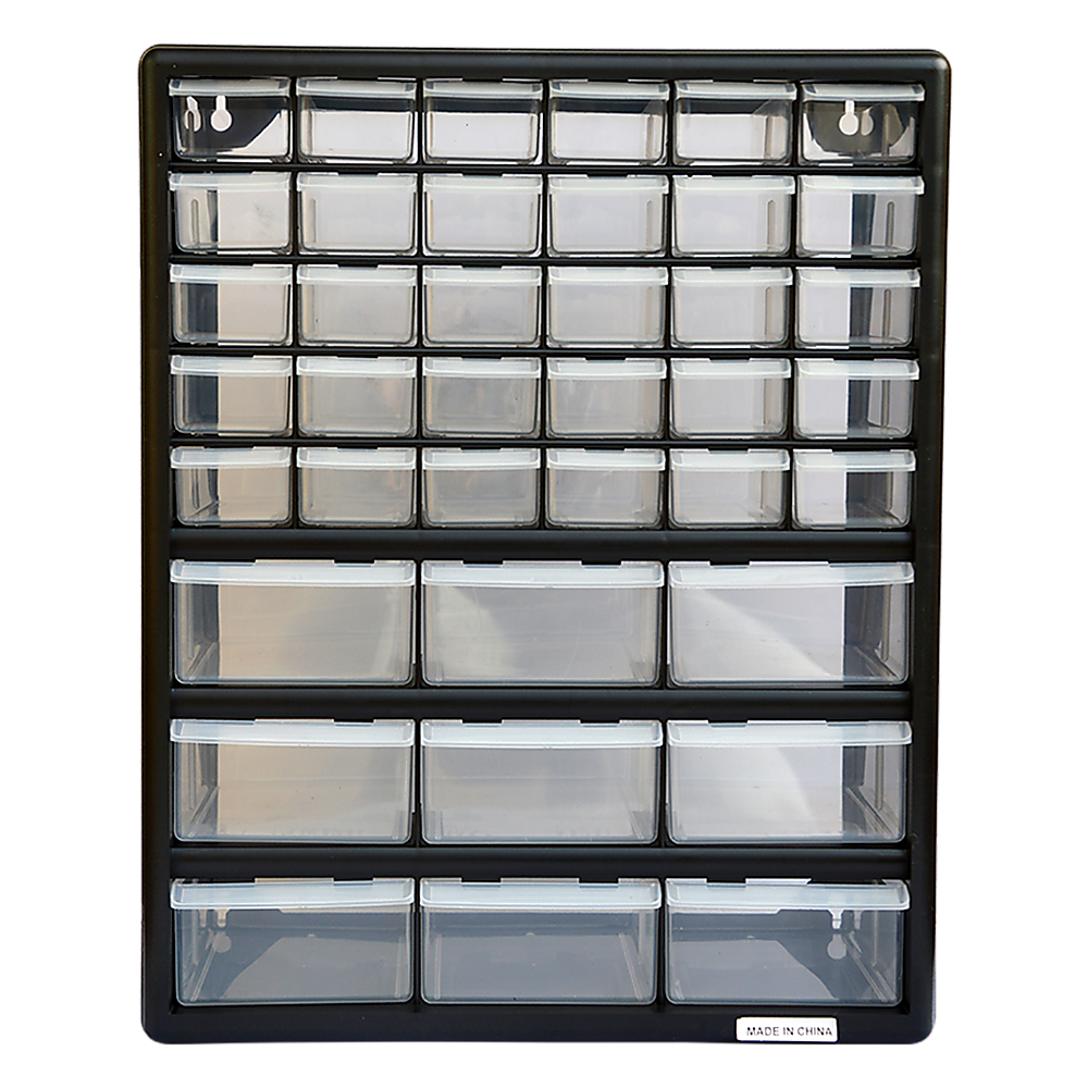 Storage Cabinet Drawers 39 Plastic Tool Box Containers Organiser