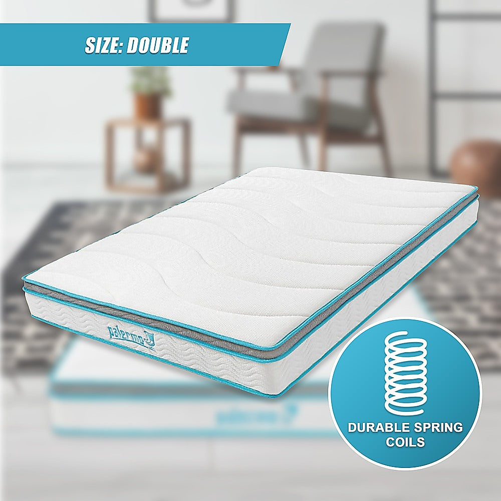 Double 20cm Hybrid Mattress – Memory Foam and Innerspring Support