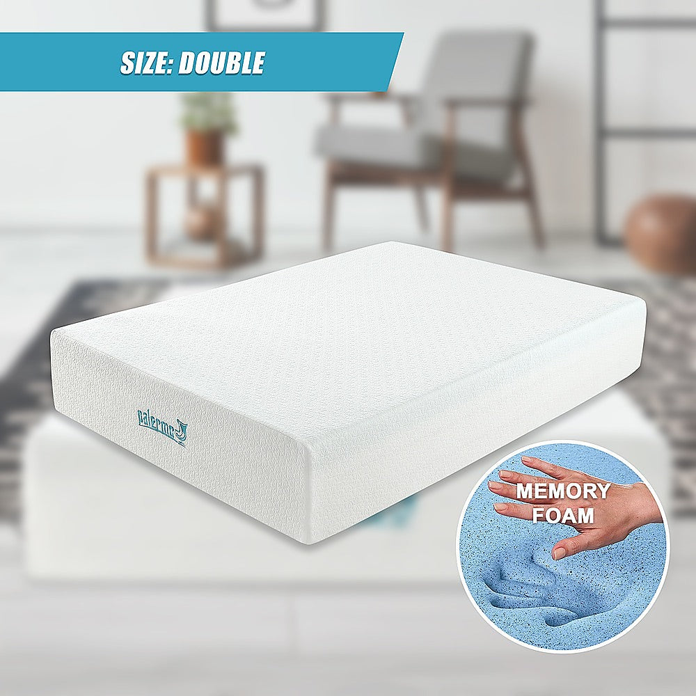 Double 30cm Green Tea Memory Foam Mattress – Cooling Comfort with CertiPUR-US® Certified Foam