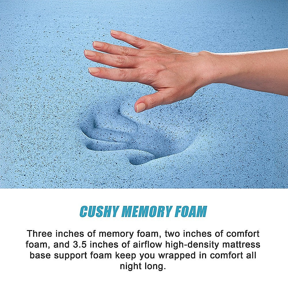 Single 30cm Green Tea Memory Foam Mattress